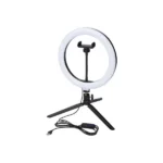 Lampe anneau LED Nicoflow avec trépied