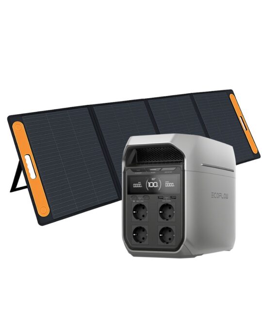 ecoflow delta 3 plus + panneau solaire pliable 200W