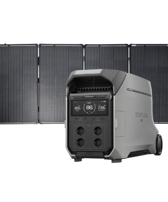 EcoFlow DELTA Pro 3 + panneau pliable 400W