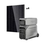Pack confort EcoFlow DELTA Pro 3 – 8 kWh + 4 panneaux