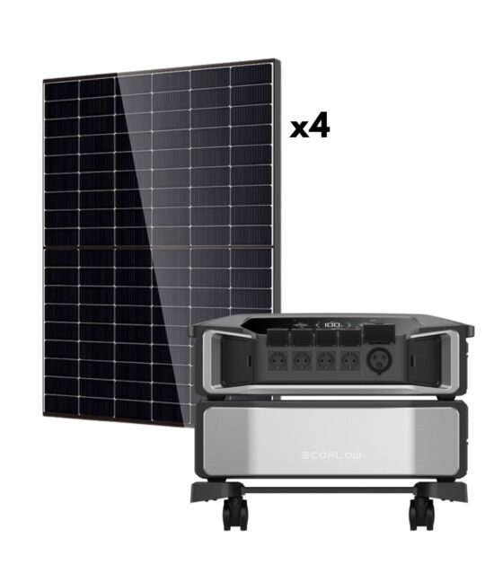 Pack starter EcoFlow DELTA Pro Ultra – 6 kWh + 4 panneaux