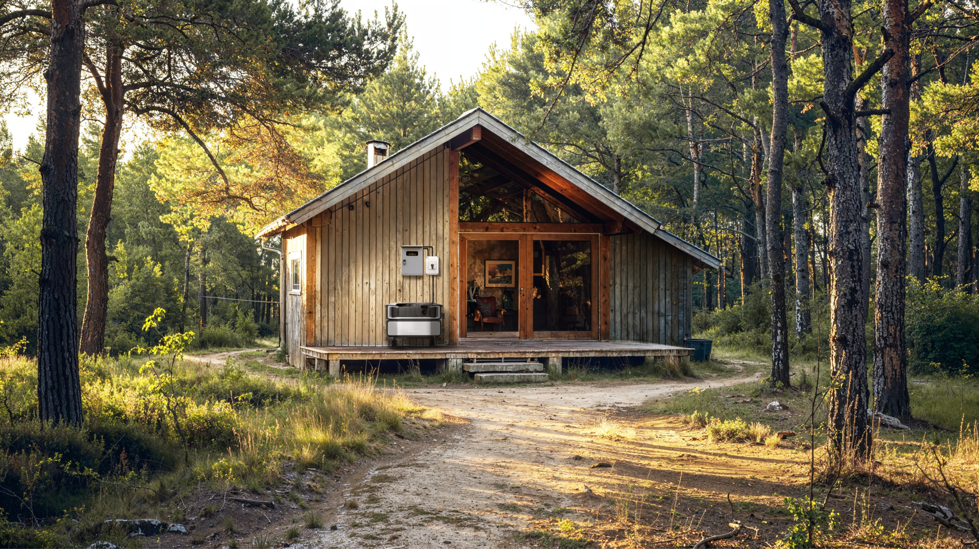 Chalet hors réseau EcoFlow