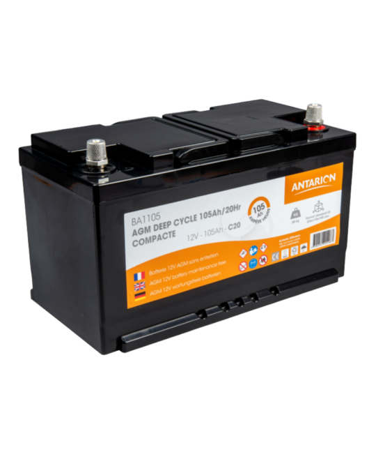 Batterie AGM Antarion 105 Ah Compact