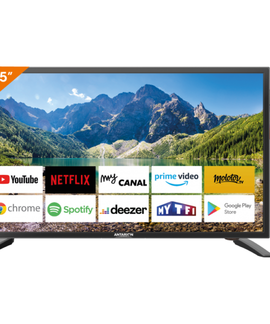 TV Antarion 22 pouces 12 V Android 14.0 avec DVD