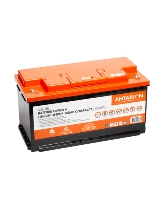Batterie lithium Antarion POWER+ 105 Ah