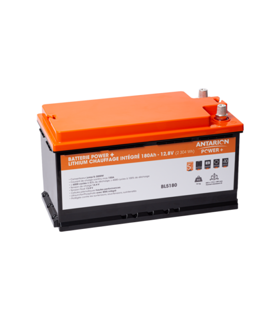 Batterie lithium Antarion POWER+ 180 Ah chauffante