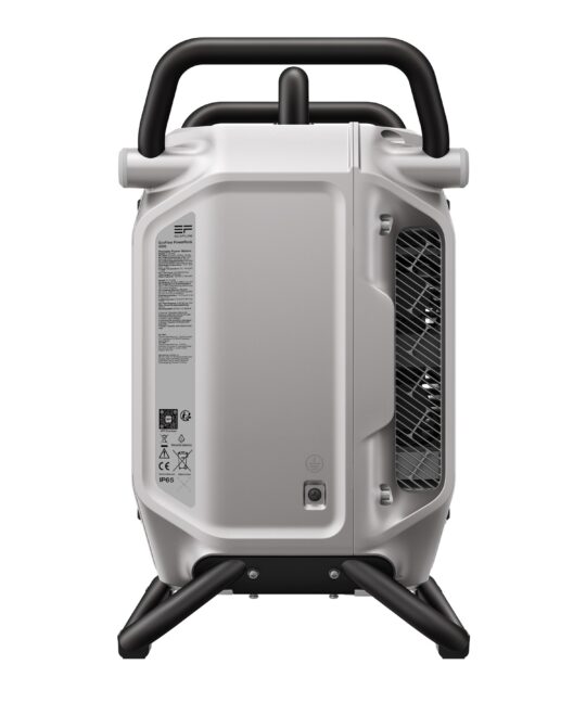 EcoFlow PowerRock 4000 — vue arrière et ventilation