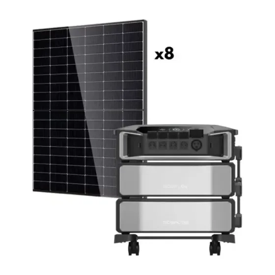 Pack EcoFlow DELTA Pro Ultra avec huit panneaux solaires