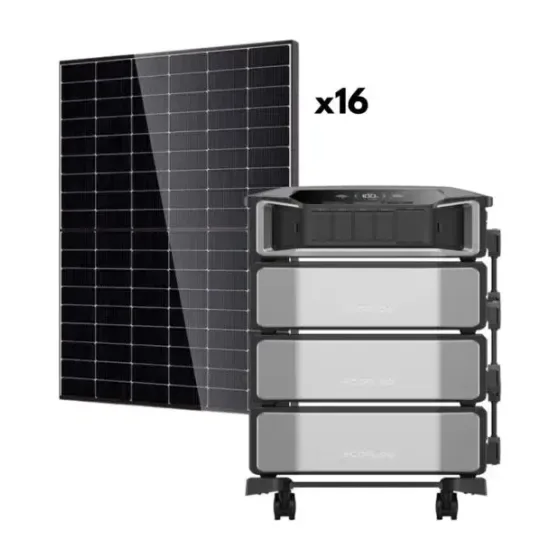 Pack XL EcoFlow DELTA Pro Ultra avec seize panneaux solaires